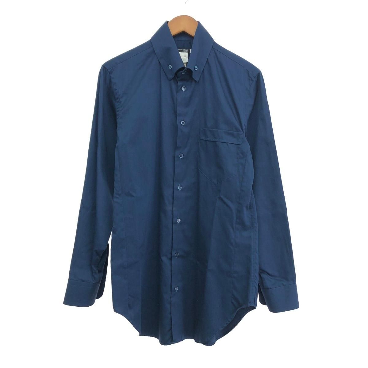 GIORGIO ARMANI ジョルジオアルマーニ 襟ボタンデザイン長袖ドレス