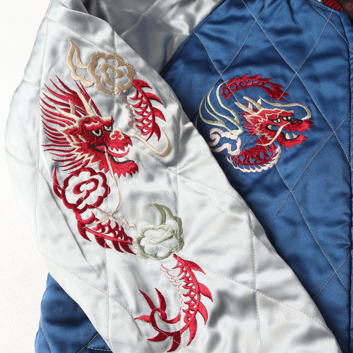 Tailor TOYO テーラー東洋 スカジャン ブラウン ブルー サイズ:M