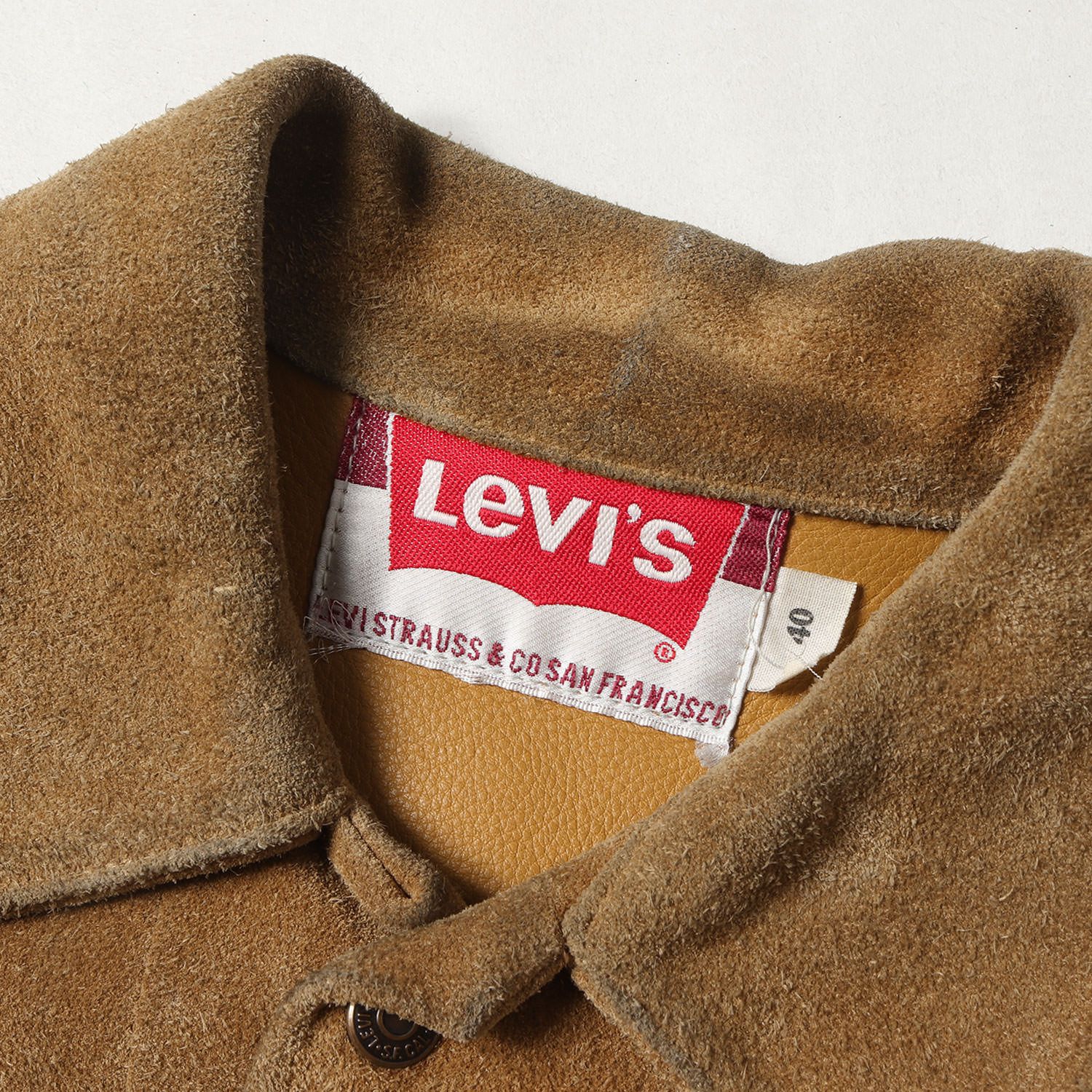 Levis リーバイス ジャケット ライトブラウン サイズ:40 | 雰囲気抜群 
