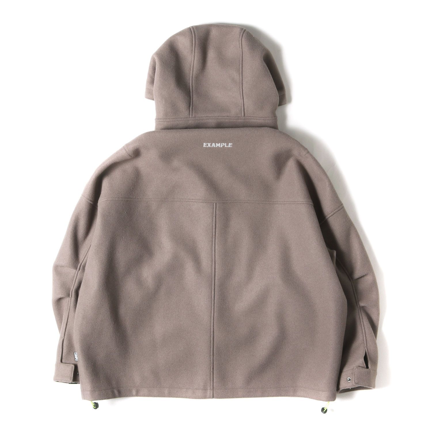 EXAMPLE エグザンプル MELTON HALF COAT 美品】EXAMPLE エグザンプル コート チャコールグレー サイズ:M | 23AW