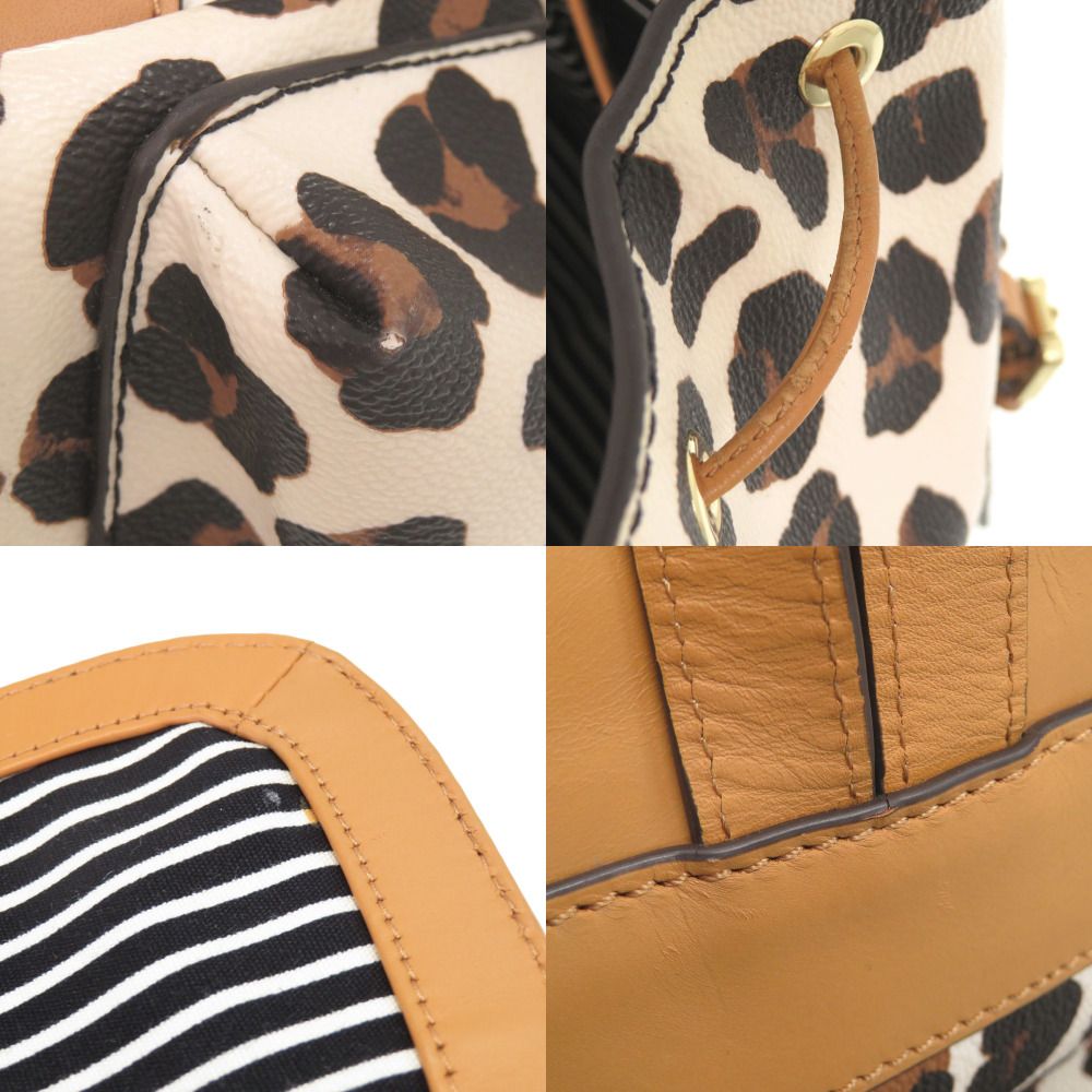 Tory Burch Leopard Print Drawstring Backpack with Tan Trim Tory Burch | Bags | Tory Burch Kensington Leopard Print  main image 2