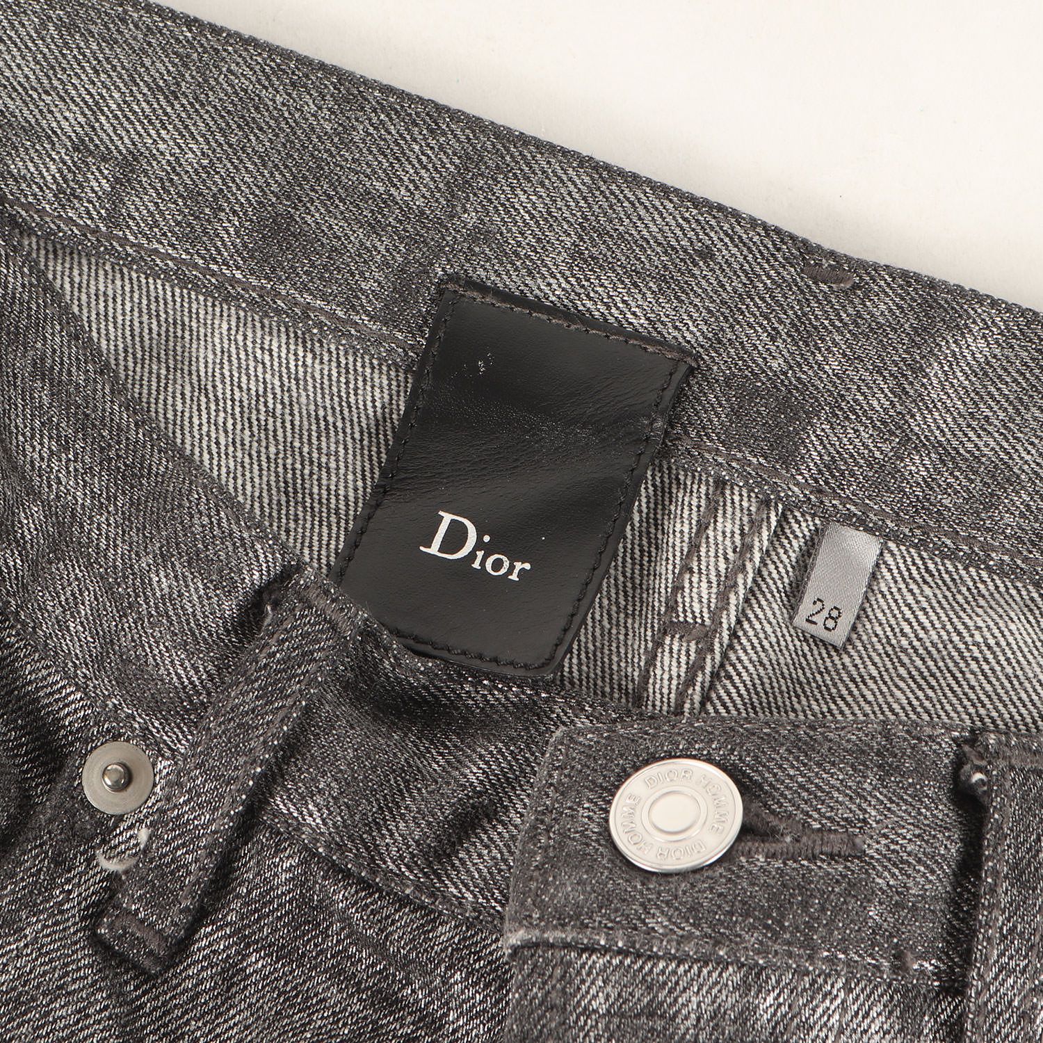 Dior HOMME ディオールオム パンツ ブラック 黒 サイズ:28 | クリス