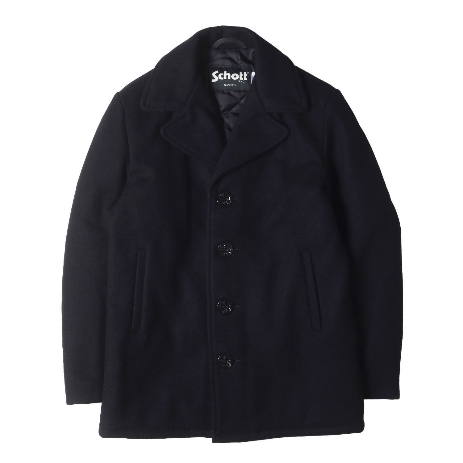新品】Schott ショット コート ネイビー 紺 サイズ:36 | USA製 75624 