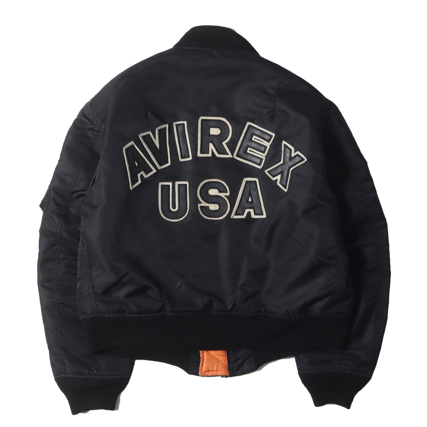 AVIREX アヴィレックス ジャケット ブラック 黒 サイズ:M 90s レザー