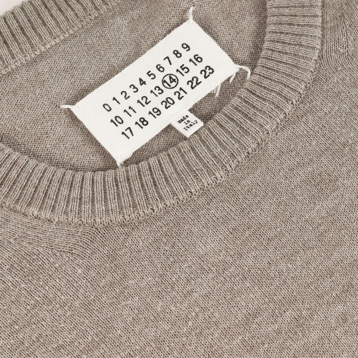Maison Margiela メゾン マルジェラ ニット ヘザーグレージュ サイズ:M 