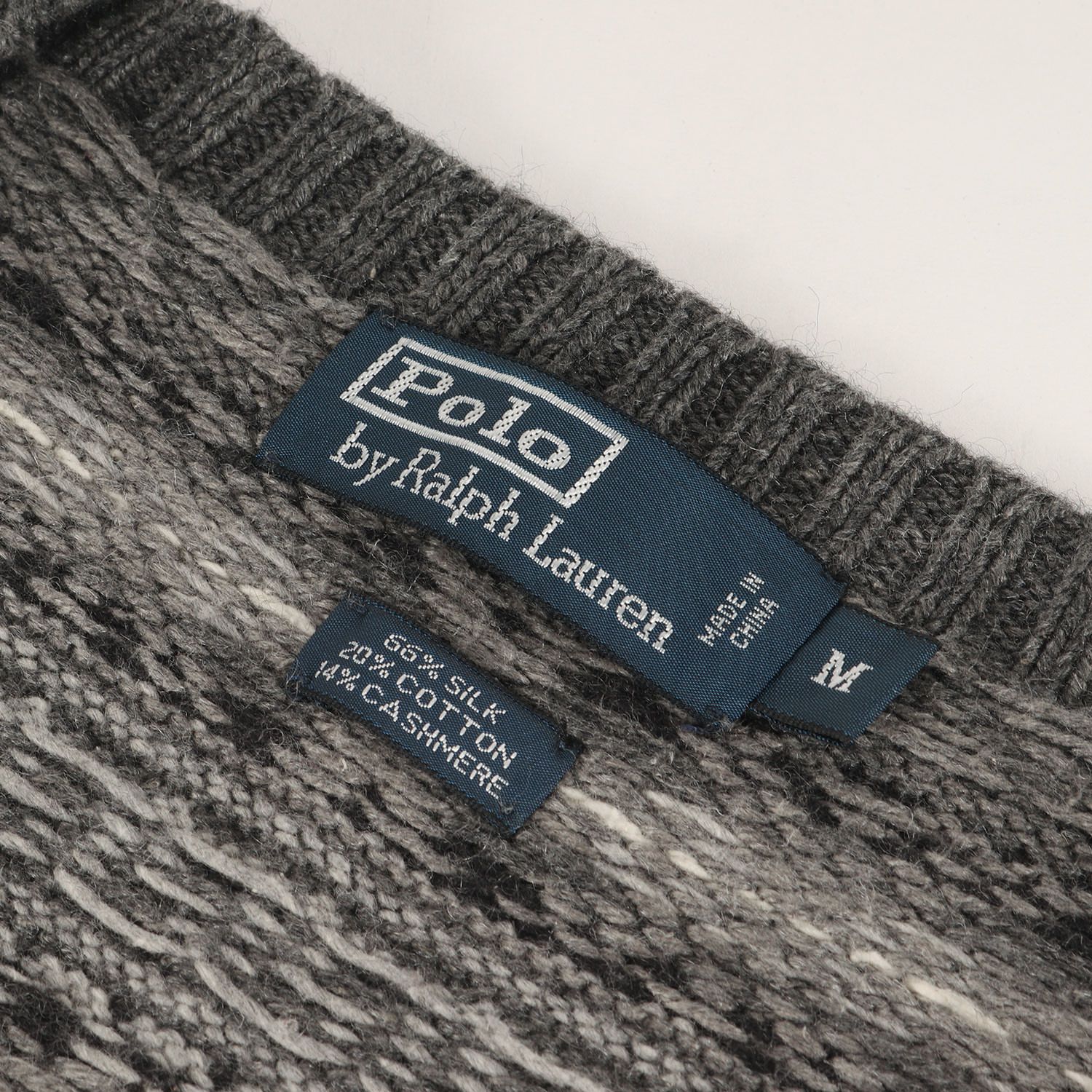 美品】POLO Ralph Lauren ポロ ラルフローレン ベスト グレー サイズ:M