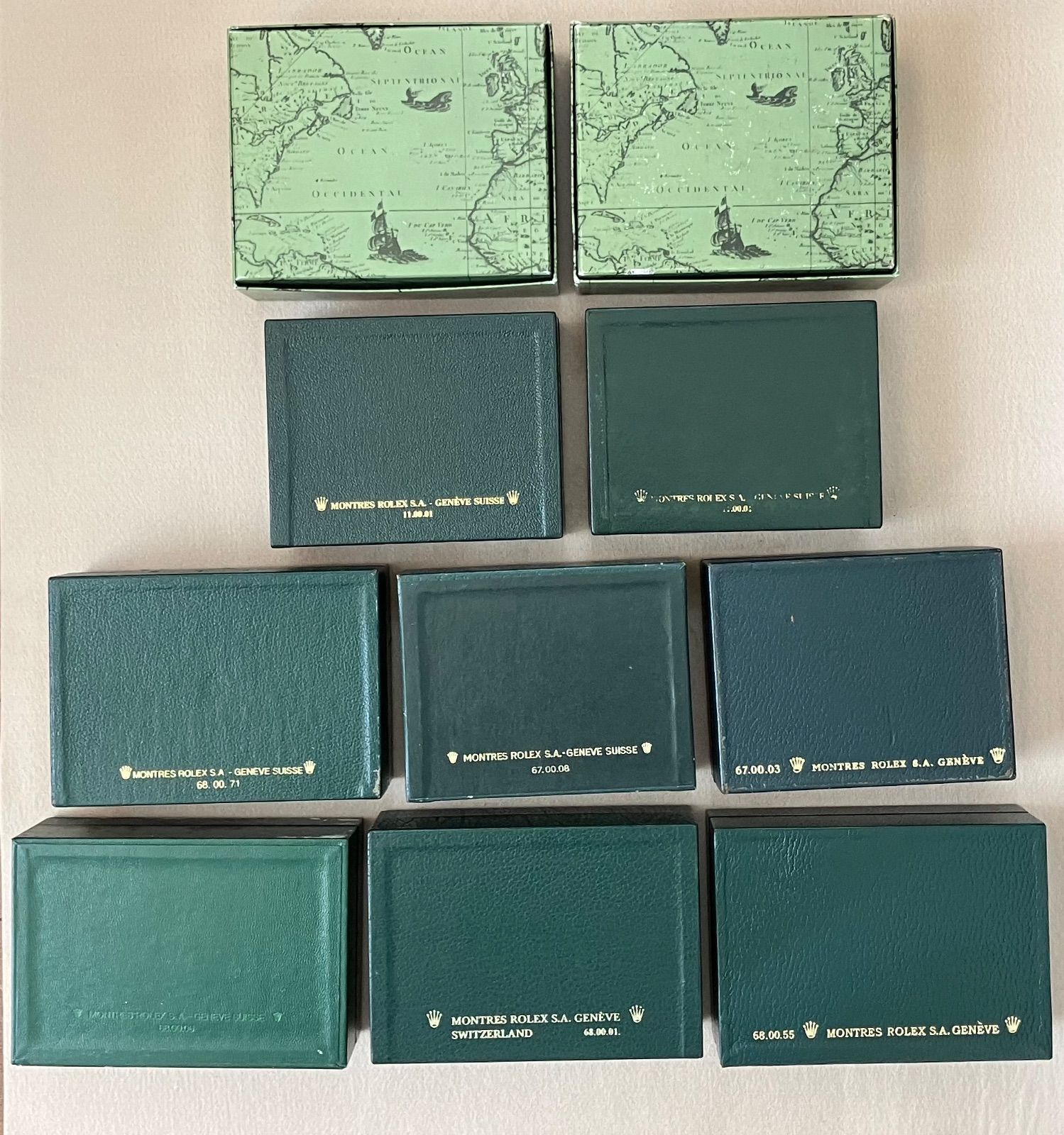 ロレックス Rolex 空箱 8個セット グリーン - メルカリ