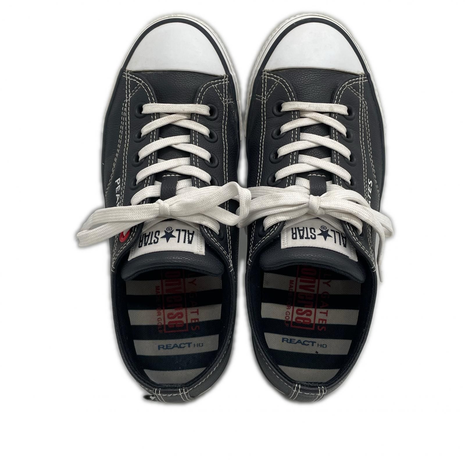 中古 パーリーゲイツ PEARLY GATES ゴルフシューズ 25cm ダーク