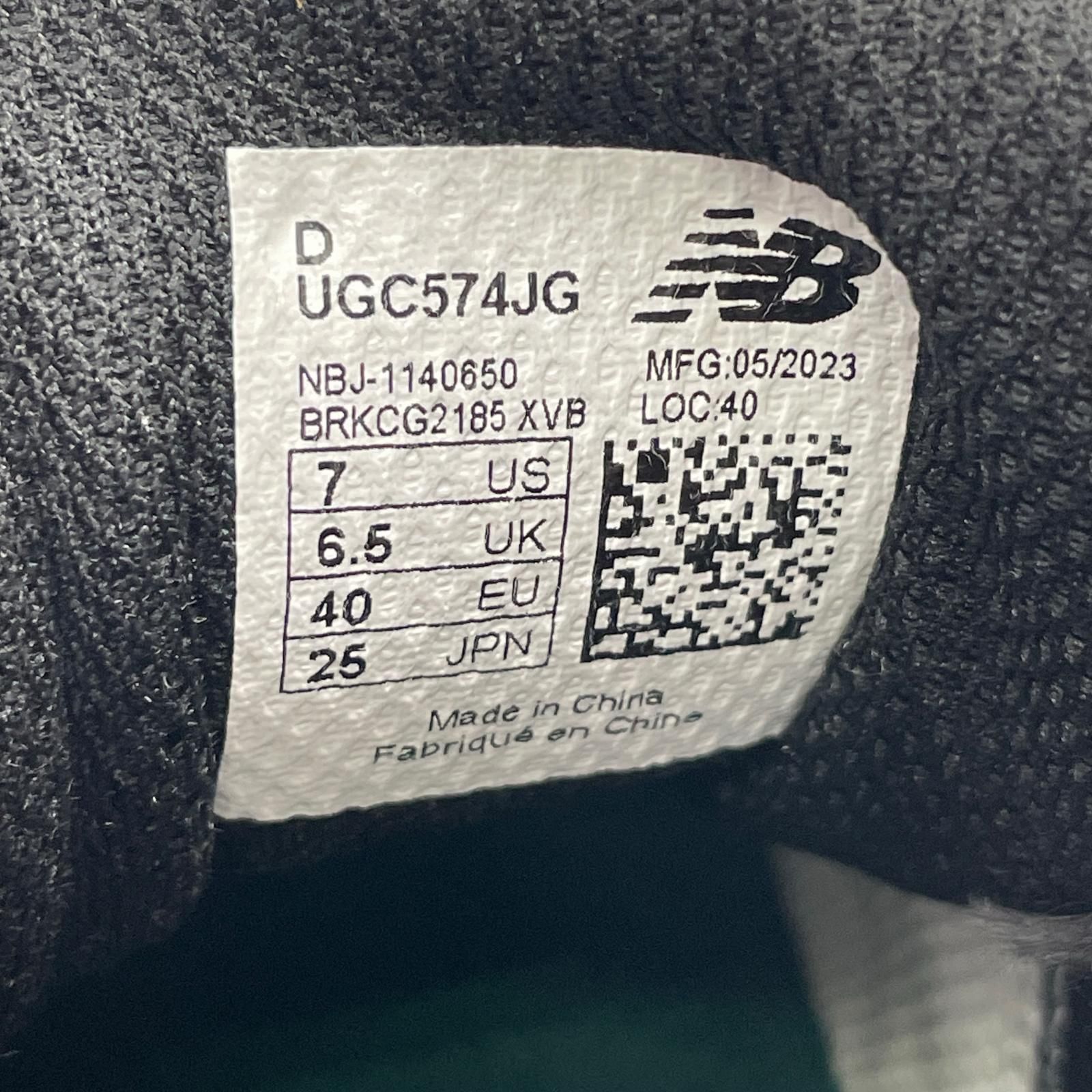 ニュー ンスゴルフ Balance golf ゴルフシューズ 25 cm ホワイト×ブラック 574 SL Court スパイクレス ベーシック