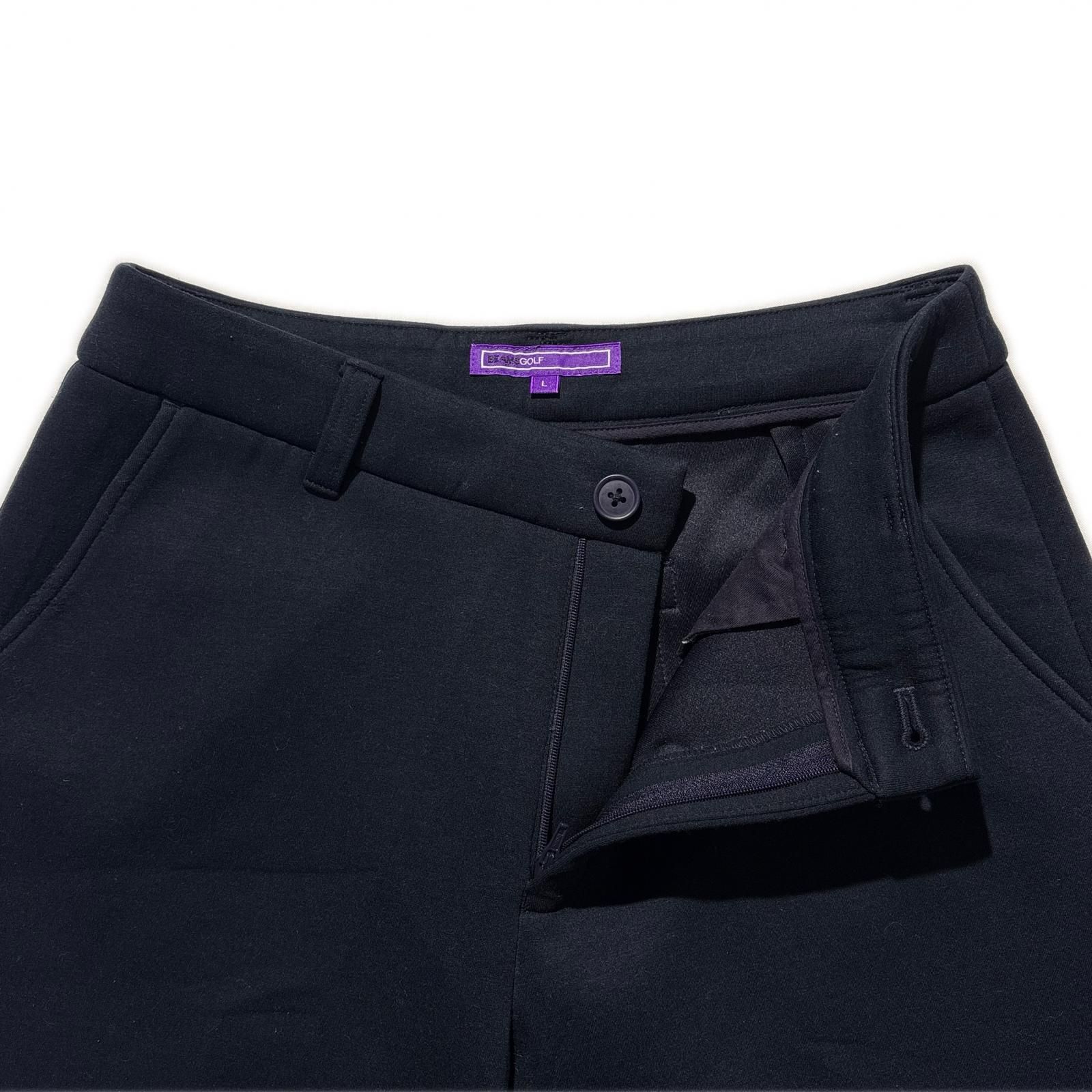 レディース ビームスゴルフ BEAMSGOLF パンツ L 紺 ネイビー 秋冬