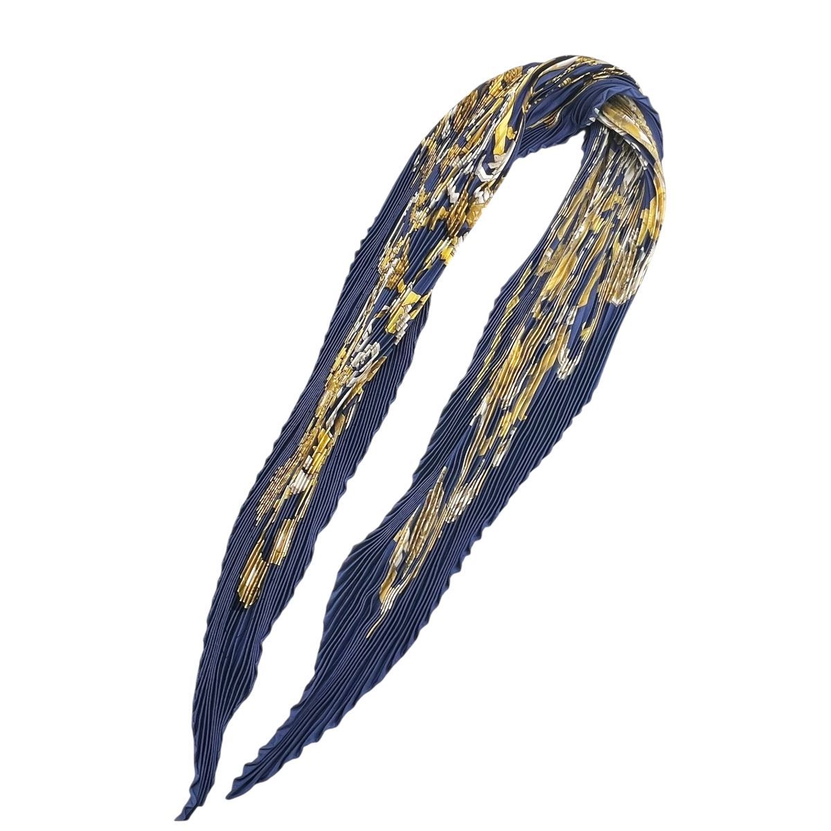 中古】 HERMES エルメス スカーフ プリーツカレ LE MORS A LA