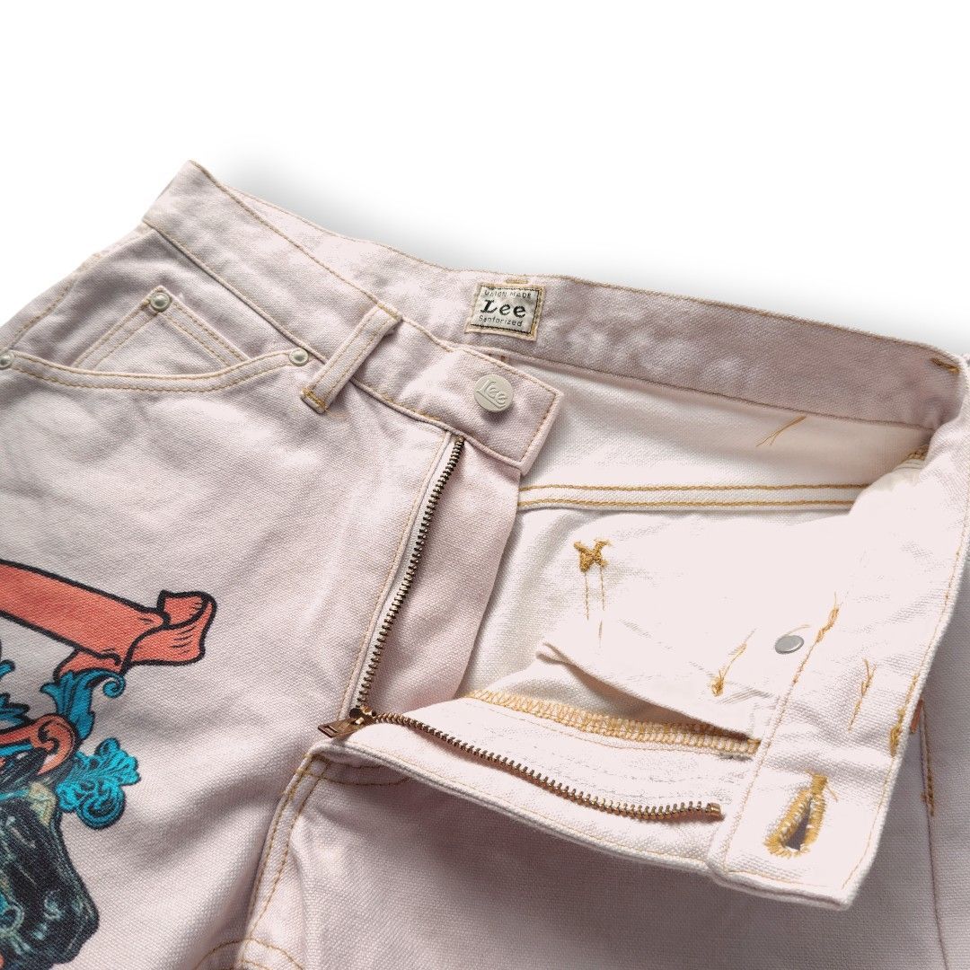 超希少】 ISSEY MIYAKE × Lee Denim Pants メンズ 29 ピンク 2004AW