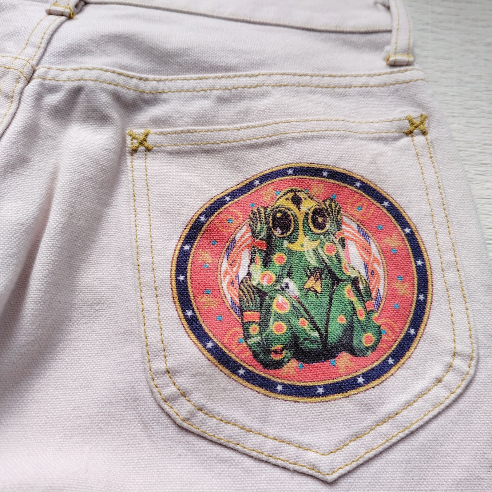 超希少】 ISSEY MIYAKE × Lee Denim Pants メンズ 29 ピンク 2004AW