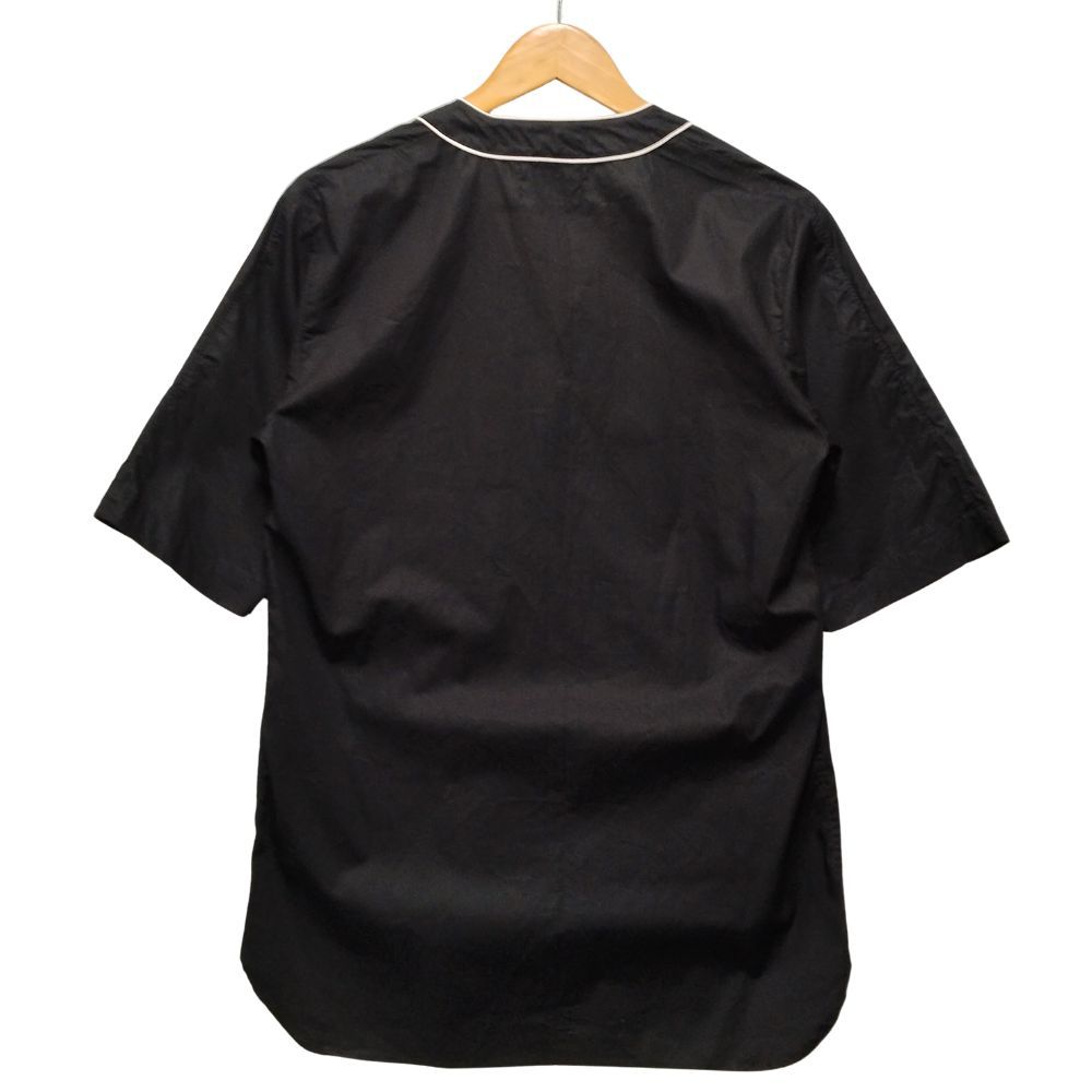 フランス製　CHRISTOPHE LEMAIRE クリストフルメール　シャツ　黒 CHRISTOPHE LEMAIRE クリストフルメール Minimal Funk 半袖シャツ