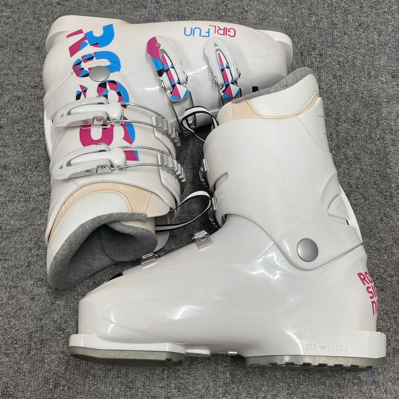 NPA】23.5cm ROSSIGNOL GIRL FUN ロシニョール スキーブーツ - メルカリ