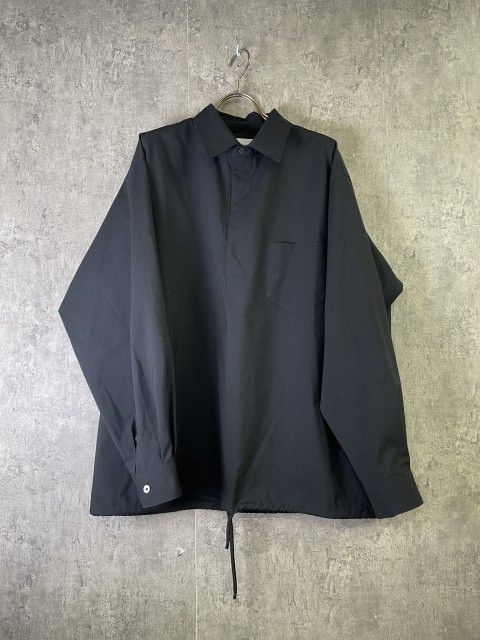 24 AW ﾏｰｶｳｪｱ ORGANIC WOOL ｵｰｶﾞﾆｯｸ ｳｰﾙ ﾀｲﾌﾟﾗｲﾀｰ ﾌﾟﾙｵｰﾊﾞｰ ｽﾎﾟｰﾂ ｼｬﾂ ﾌﾞﾗｯｸ 2