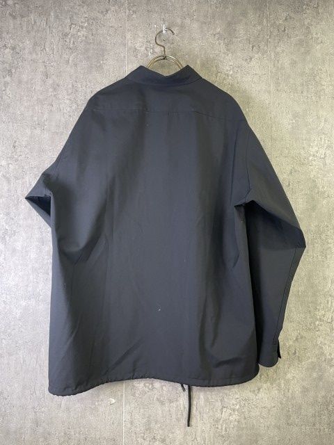 24 AW ﾏｰｶｳｪｱ ORGANIC WOOL ｵｰｶﾞﾆｯｸ ｳｰﾙ ﾀｲﾌﾟﾗｲﾀｰ ﾌﾟﾙｵｰﾊﾞｰ ｽﾎﾟｰﾂ ｼｬﾂ ﾌﾞﾗｯｸ 2