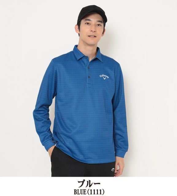 種類11：グレー(1020)/L [タイムセール] キャロウェイ 裏起毛 千鳥