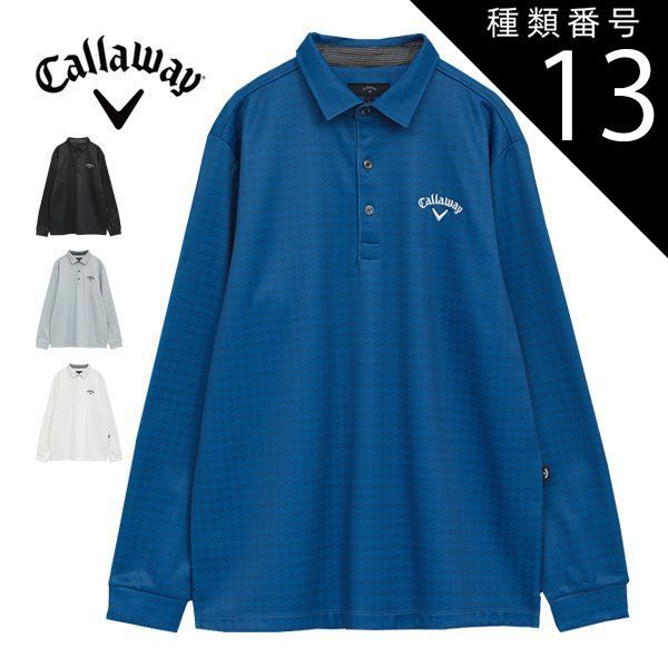 種類13：ブラック(1010)/M [タイムセール] キャロウェイ 裏起毛 千鳥