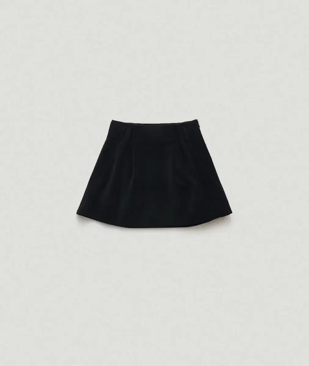 ザ バーネット Corduroy Velvet Mini Skirt_Black