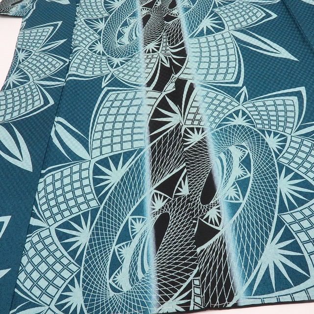 六花-RIKKA- 新品 着物 正絹 仕付け糸付 龍 市松 小紋 A4045 - メルカリ