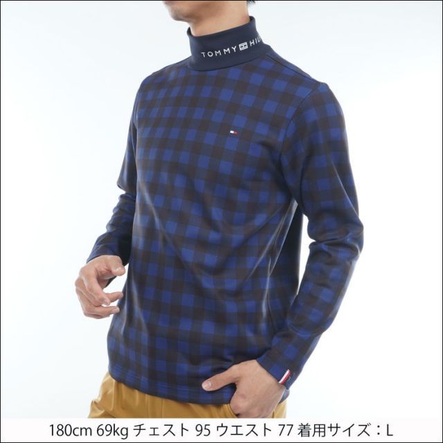 種類15：NVY(30)/M トミーヒルフィガー シグネチャーリブ モックネック