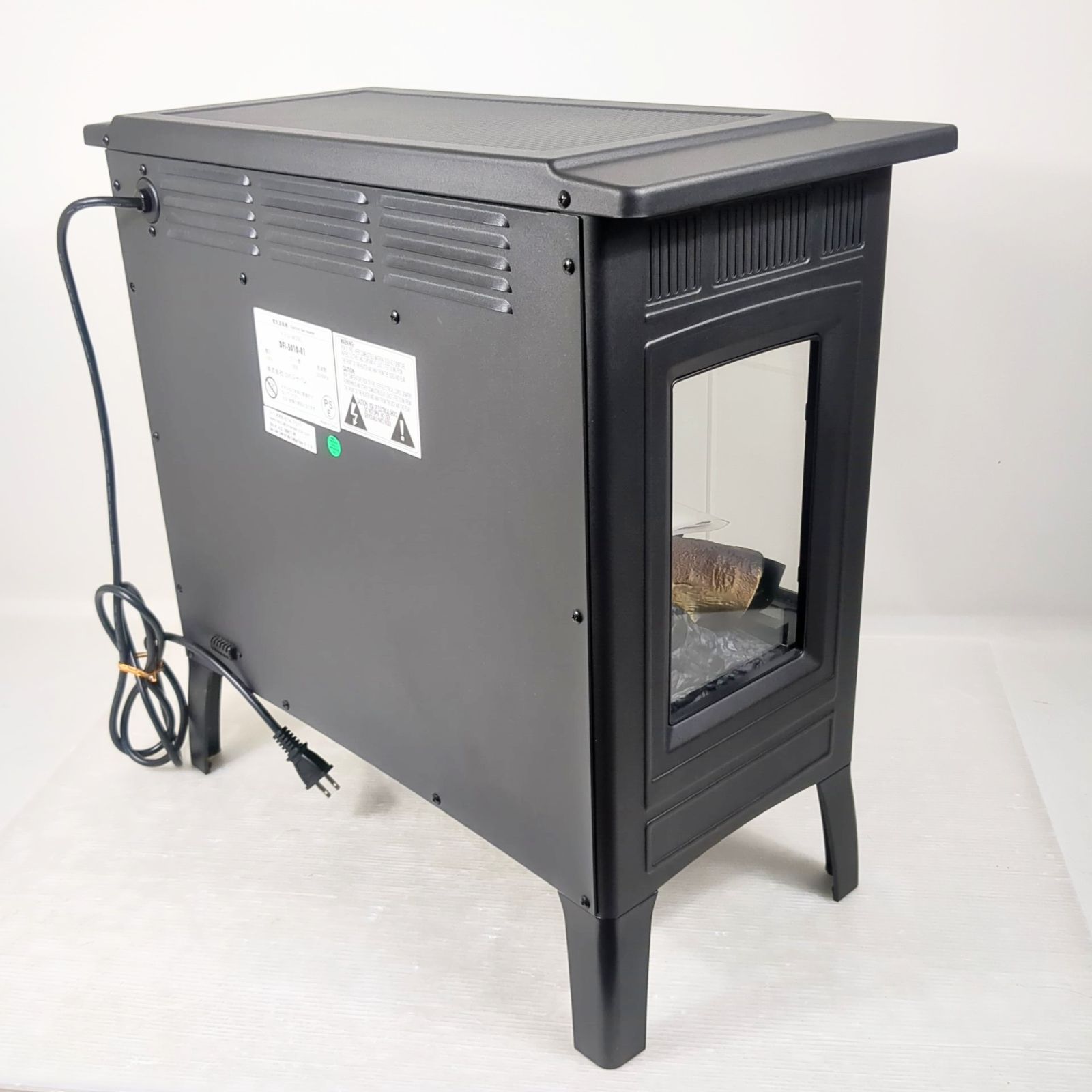 美品】 QVCジャパン 暖炉型パワーヒート DFI-5010-01 ファンヒーター