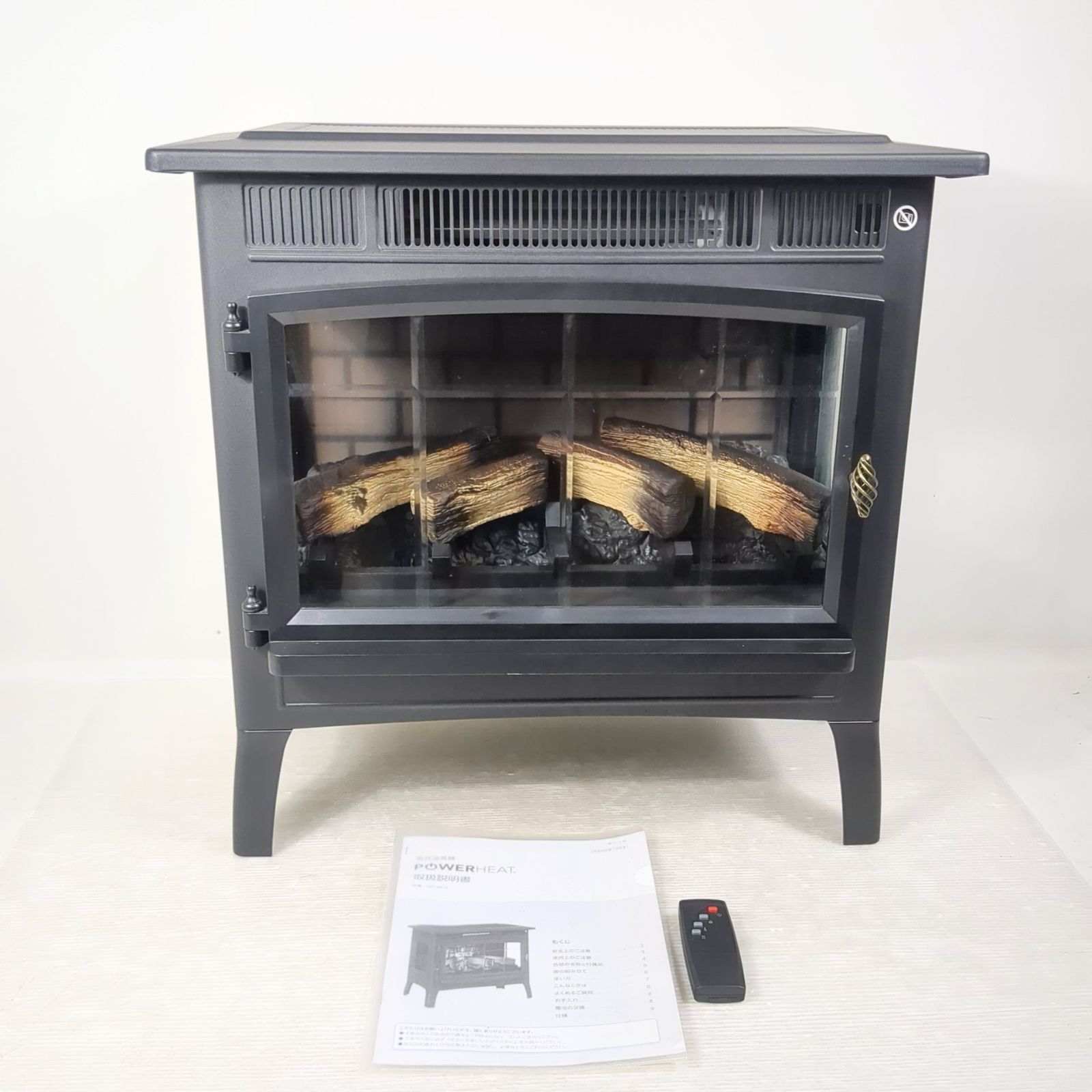 【美品】QVC POWER HEAT 電気温風機　DFI-5010-01 美品】 QVCジャパン 暖炉型パワーヒート DFI-5010-01 ファンヒーター