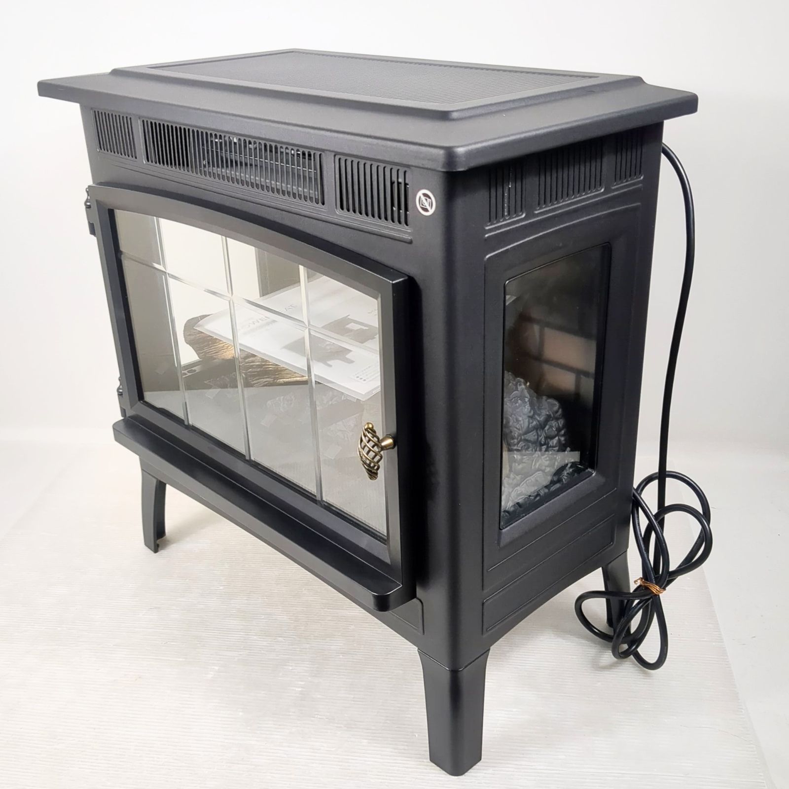 美品】 QVCジャパン 暖炉型パワーヒート DFI-5010-01 ファンヒーター