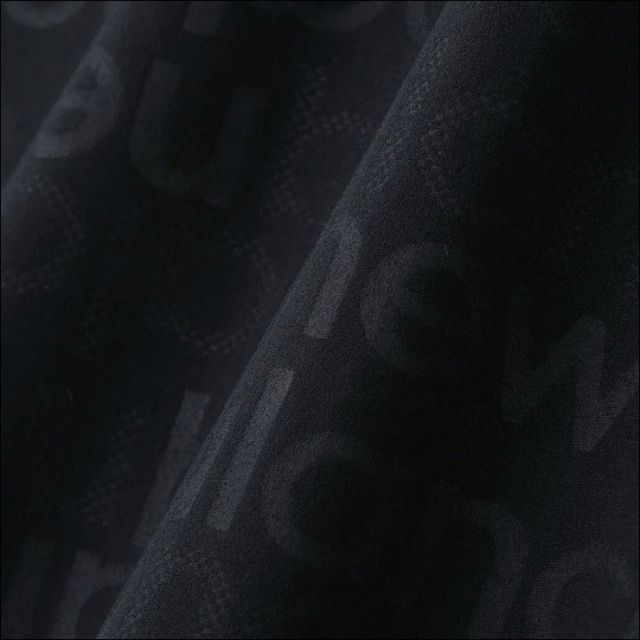 ニューバランス ゴルフ アップサイドダウンロゴ ボーダー 裏起毛 長袖