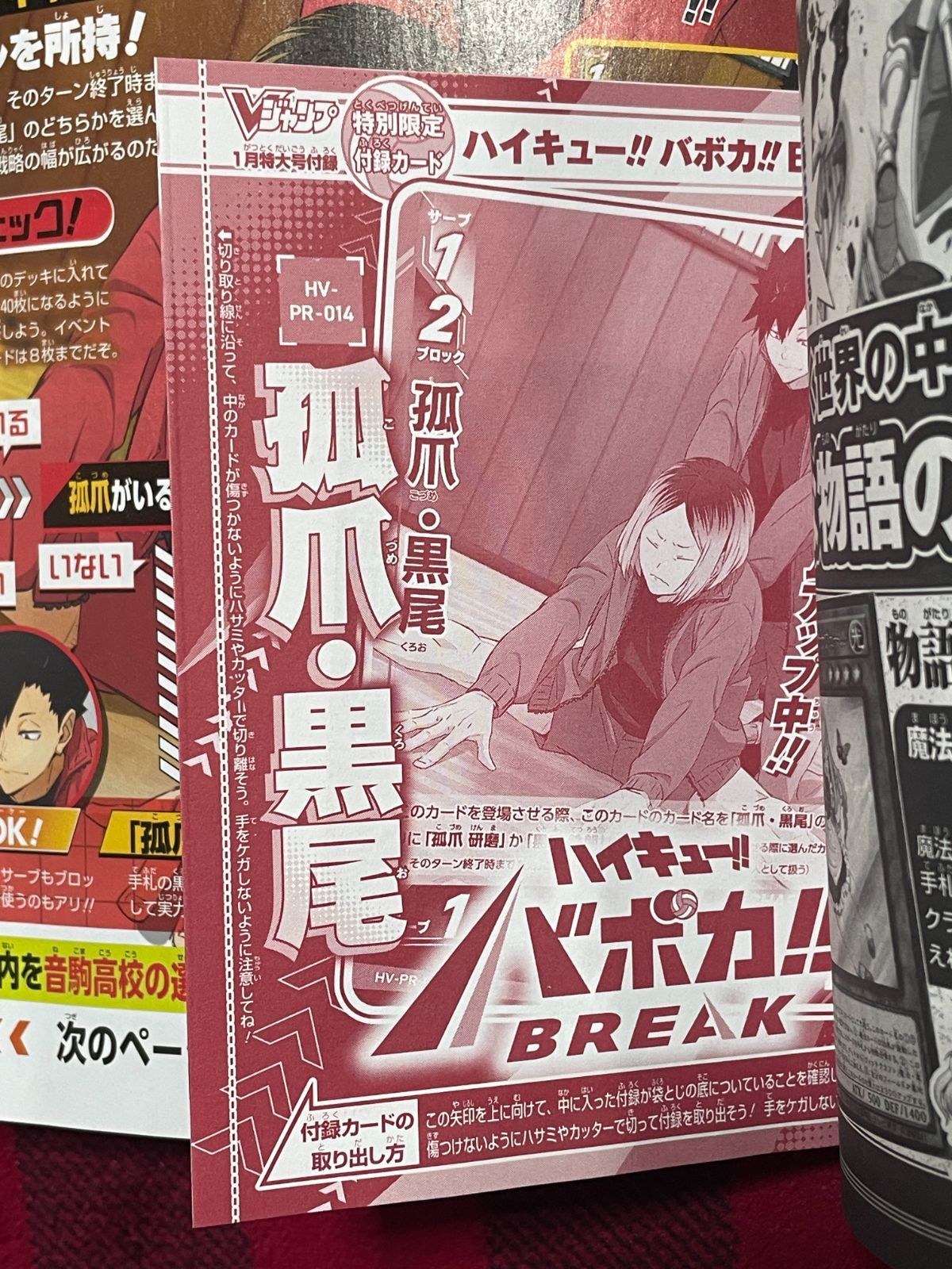 Vジャンプ 2026年1月特大号付録 雑誌 【付録全て完備】 付録未開封