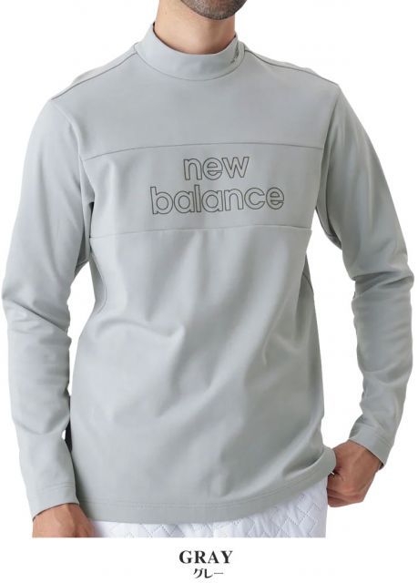ニューバランス ゴルフ サーモソーラー 裏フリース モックネック 長袖