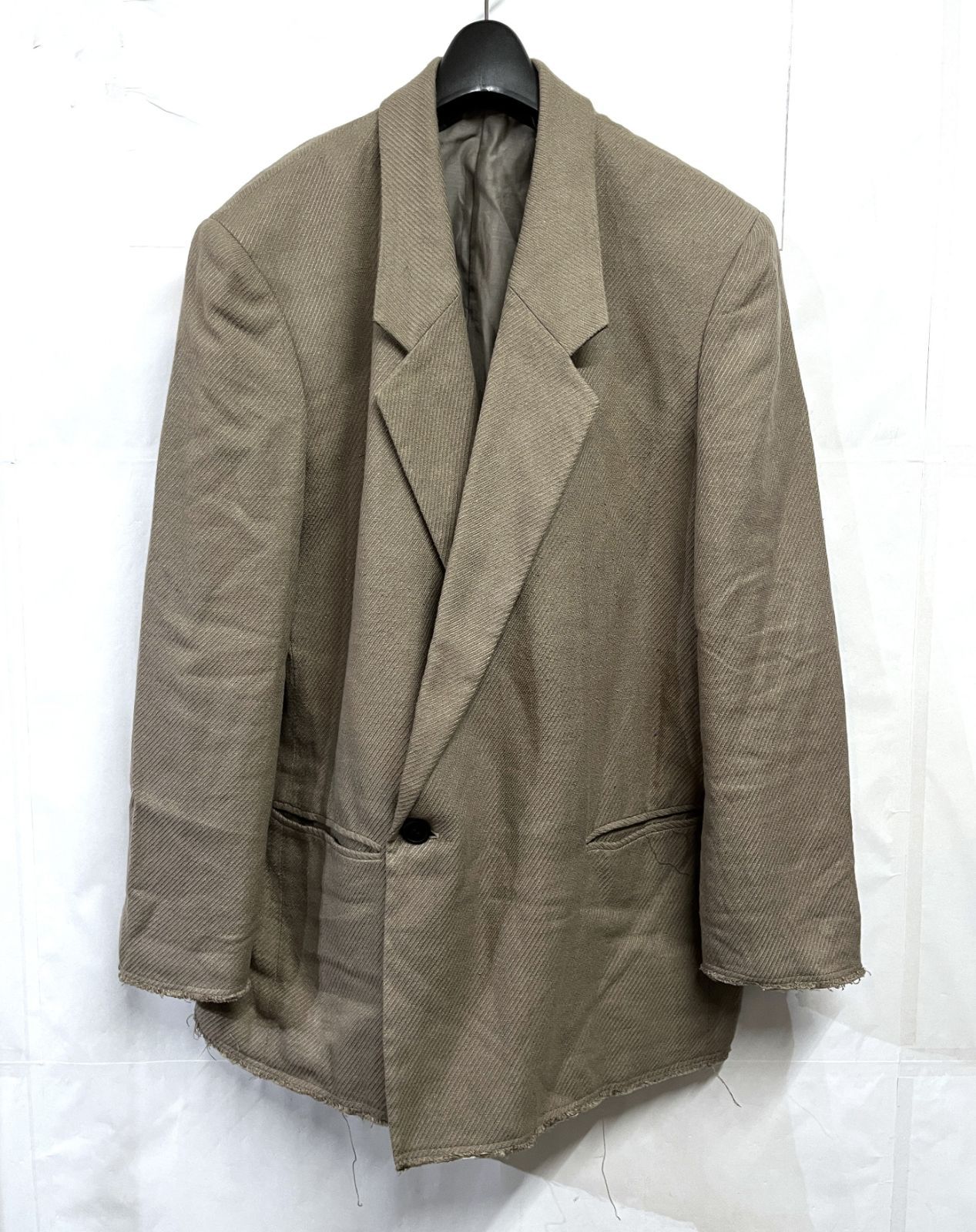 Yohji Yamamoto Y s Pink｜ヨウジヤマモト ワイズ ピンク リネン ダブル セットアップ ジャケット 2タック トラウザーズ パンツ