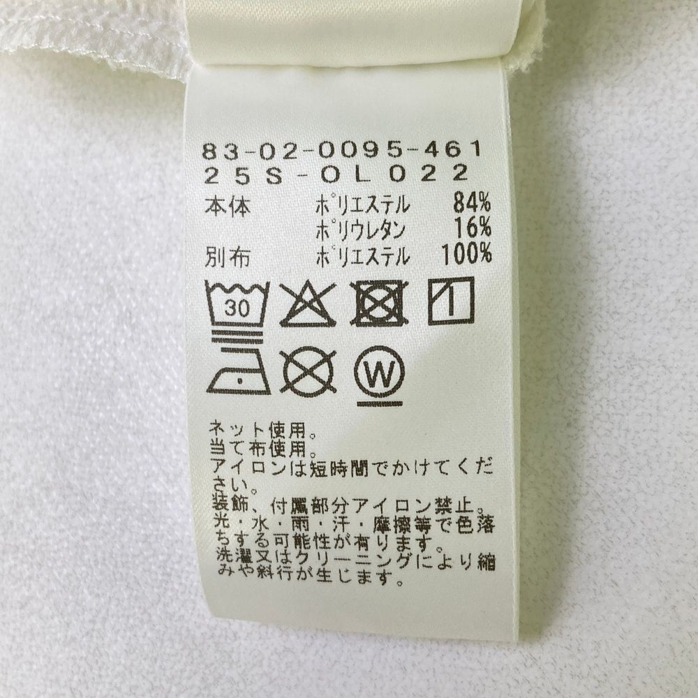 サイズ M BEAMS GOLF ビームスゴルフ モデル スキッパー ノースリーブポロシャツ ホワイト系 ゴルフウェア レディース ストスト リストバンド 距離計