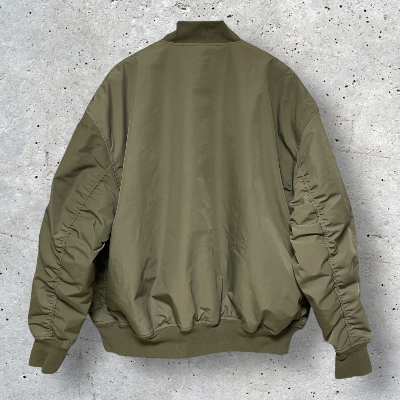 定価:19250円 HALHAM ビッグサイズ MA-1 ジャケット 213031H カーキ L 