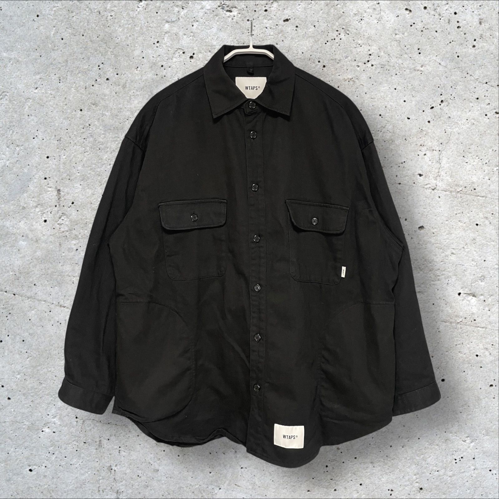 定価:27500円 WTAPS Wcpo 02 / LS Cotton. Twill 222WVDT-SHM05