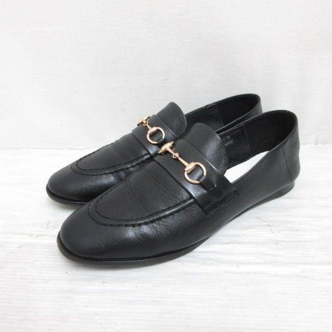 ユウコイマニシプラス yuko imanishi+ レザー ビット ローファー