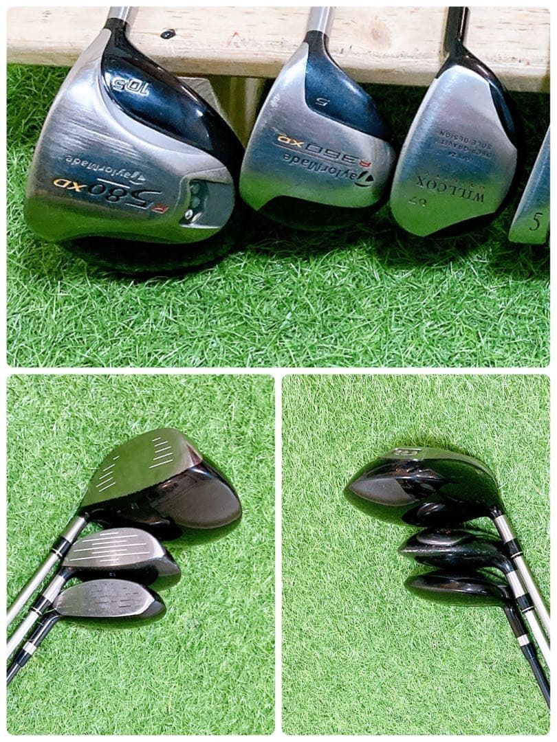 M3.テーラーメイド 初心者オススメ ゴルフクラブ メンズセット 12本 右