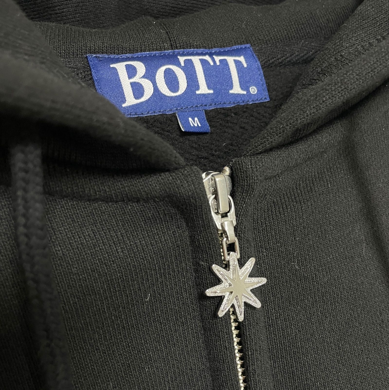 定価：25300円 BOTT Wolf Zip Hoodie 253BOTT47 ブラック M ボット