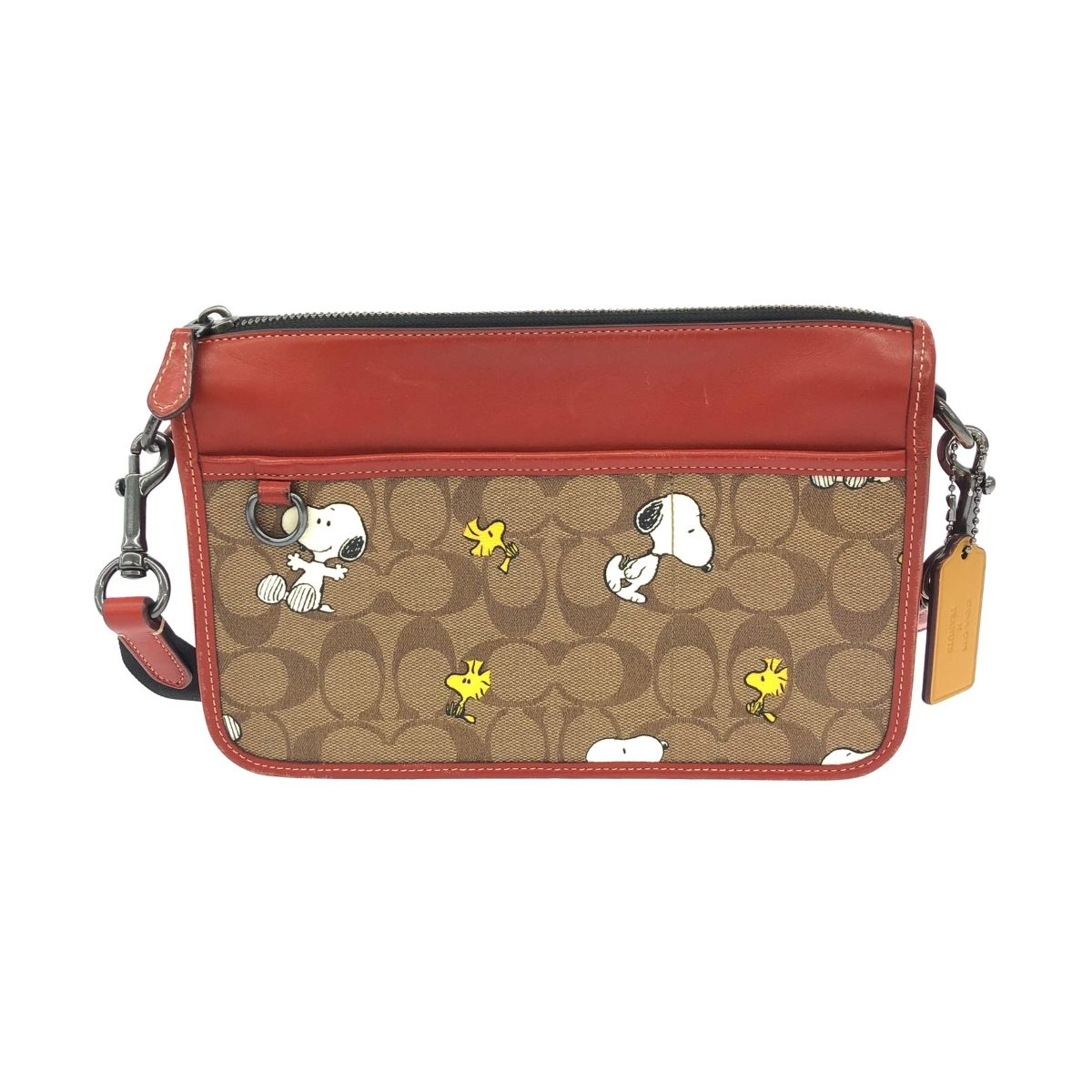 COACH コーチ ショルダーバッグ/ピーナッツコラボ シグネチャー