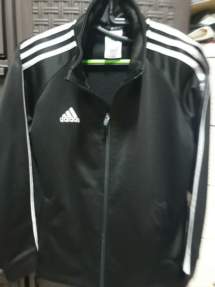 adidas ジャージ トラックジャケット クラシック XS 黒×白 3本ライン