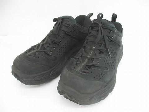 HOKA ホカ × Engineered Garments エンジニアードガーメンツ 1102502 ローカットスニーカー 27 cm ブラック 黒 メンズ