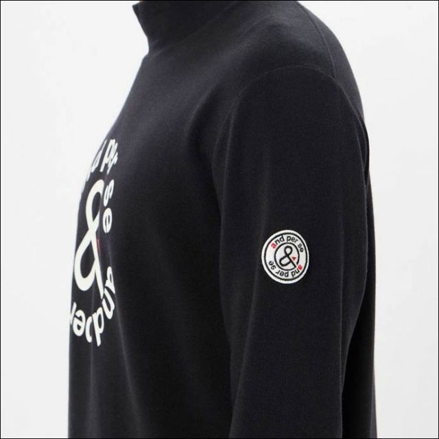 アンパスィ and per se セルヒート サークルブランドロゴ ハイネック