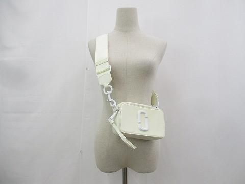 優 マーク ジェイコブス MARC JACOBS スナップショット カメラバッグ ホワイト 白 レディース