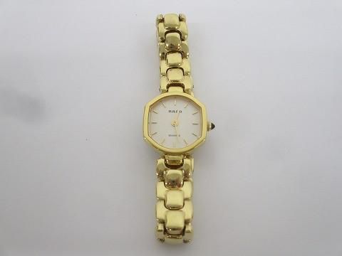 稼働品 ラドー RADO 腕時計 ブレスウォッチ クォーツ2針 ゴールド 133 9633 2 レディース