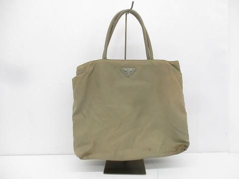 訳あり プラダ PRADA ナイロントートバッグ 三角ロゴプレート B7354