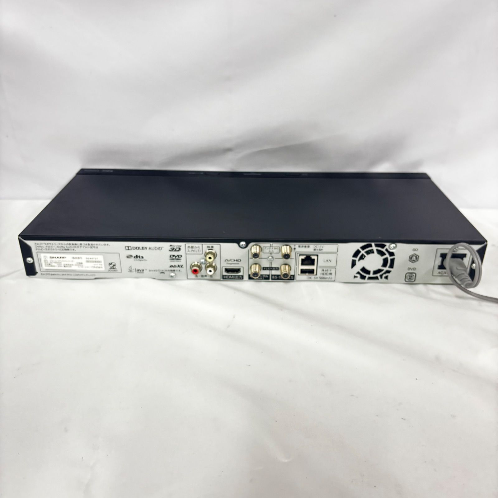 専用 SHARP AQUOS ブルーレイレコーダー BD-NW520 2018年製 HDD 500GB