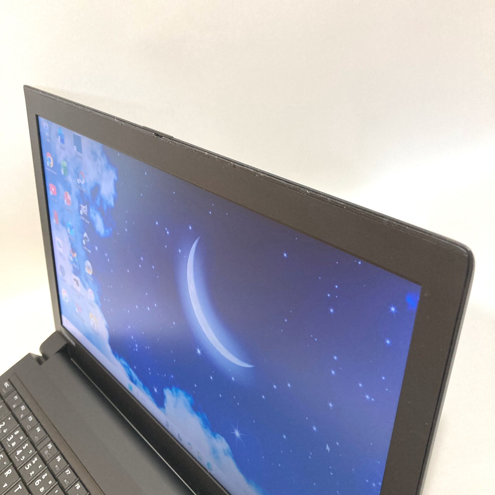 初心者✨快適・DVD・オフィス付き✨黒✨すぐ使えるノートパソコン