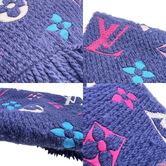 中古】 LOUIS VUITTON ルイ・ヴィトン エシャルプロゴマニア マフラー