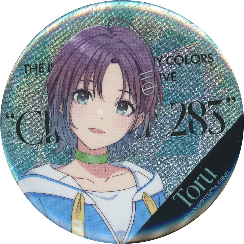 中古】バッジ・ビンズ 浅倉透 公式φ75mmグリッター缶バッジ 「THE